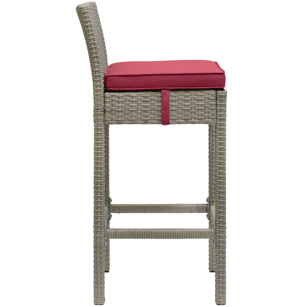 Modway Conduit Bar Stool Outdoor Patio Wicker Rattan Set of 4-EEI-3602 - EEI-3602 | Bar Stools | Modishstore - 18