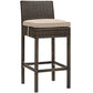Modway Conduit Bar Stool Outdoor Patio Wicker Rattan Set of 2 - EEI-3603 | Bar Stools | Modishstore - 4