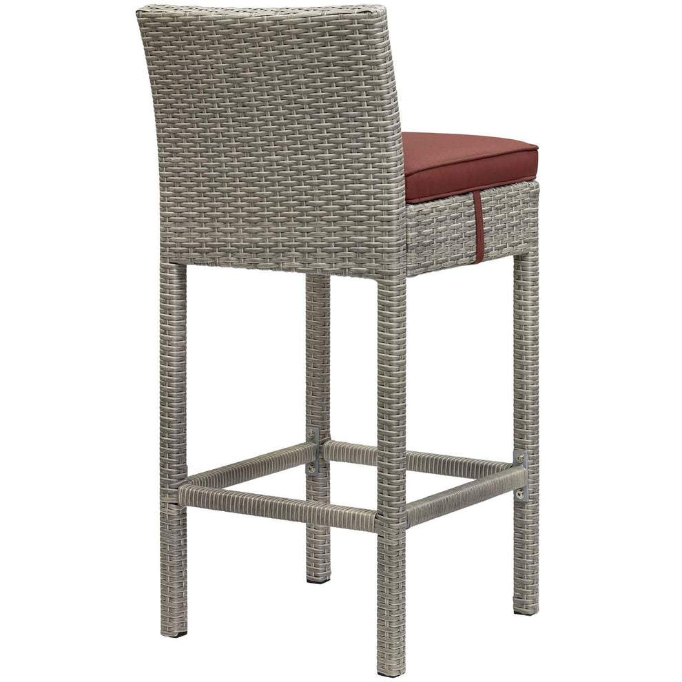 Modway Conduit Bar Stool Outdoor Patio Wicker Rattan Set of 2-EEI-3604 - EEI-3604 | Bar Stools | Modishstore - 8
