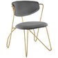 Modway Prevail Gold Stainless Steel Dining and Accent Performance Velvet Chair - EEI-3606 | Dining Chairs | Modishstore - 6
