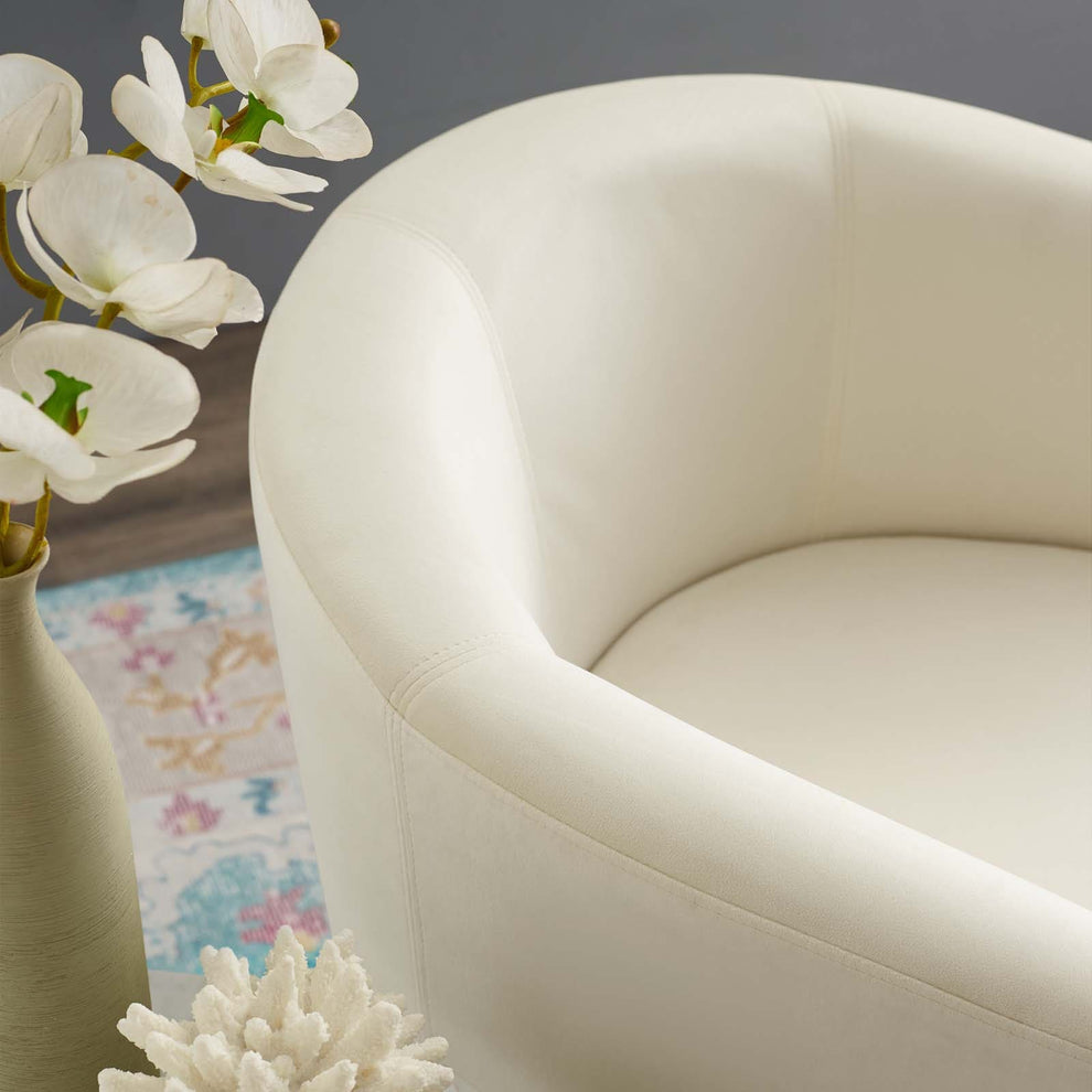 Modway Divulge Performance Velvet Arm Chair and Ottoman Set - EEI-3607 | Armchairs | Modishstore - 7