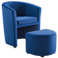Modway Divulge Performance Velvet Arm Chair and Ottoman Set - EEI-3607 | Armchairs | Modishstore - 9