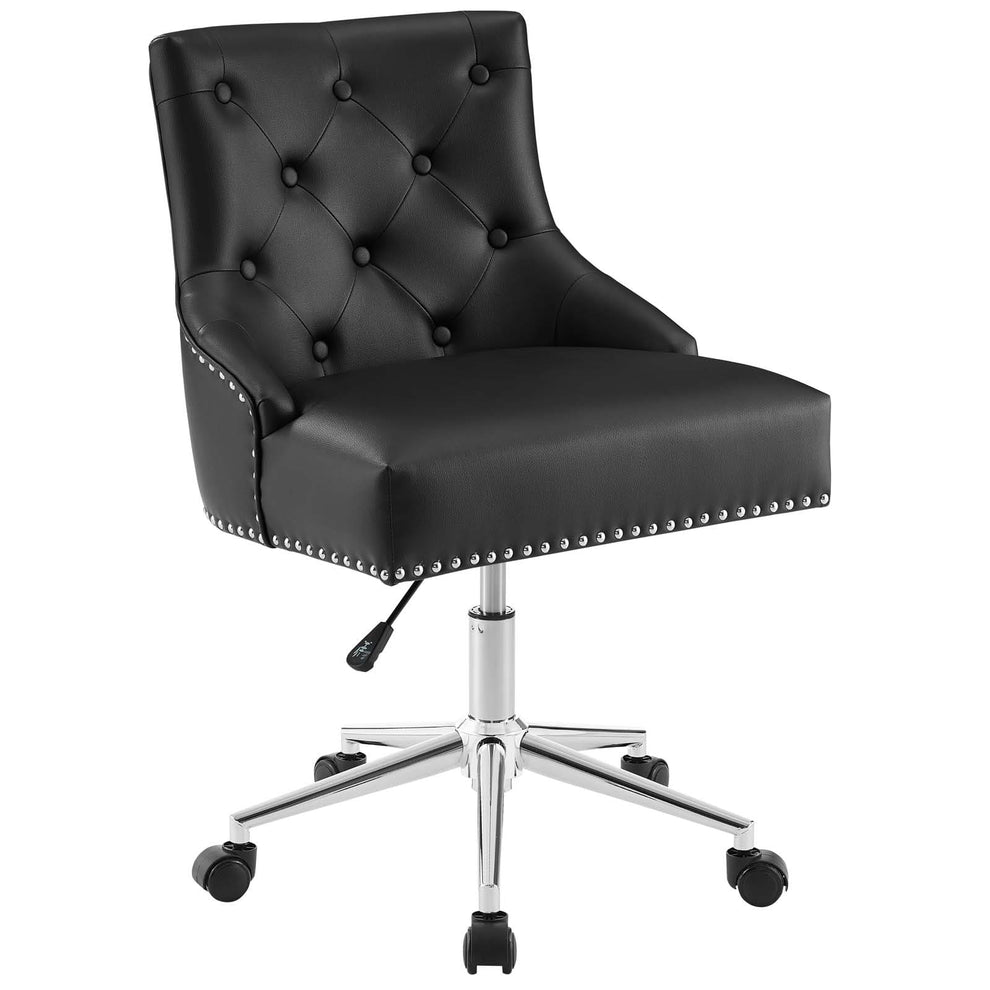 Modway Regent Tufted Button Swivel Faux Leather Office Chair - EEI-3608 | Office Chairs | Modishstore - 2