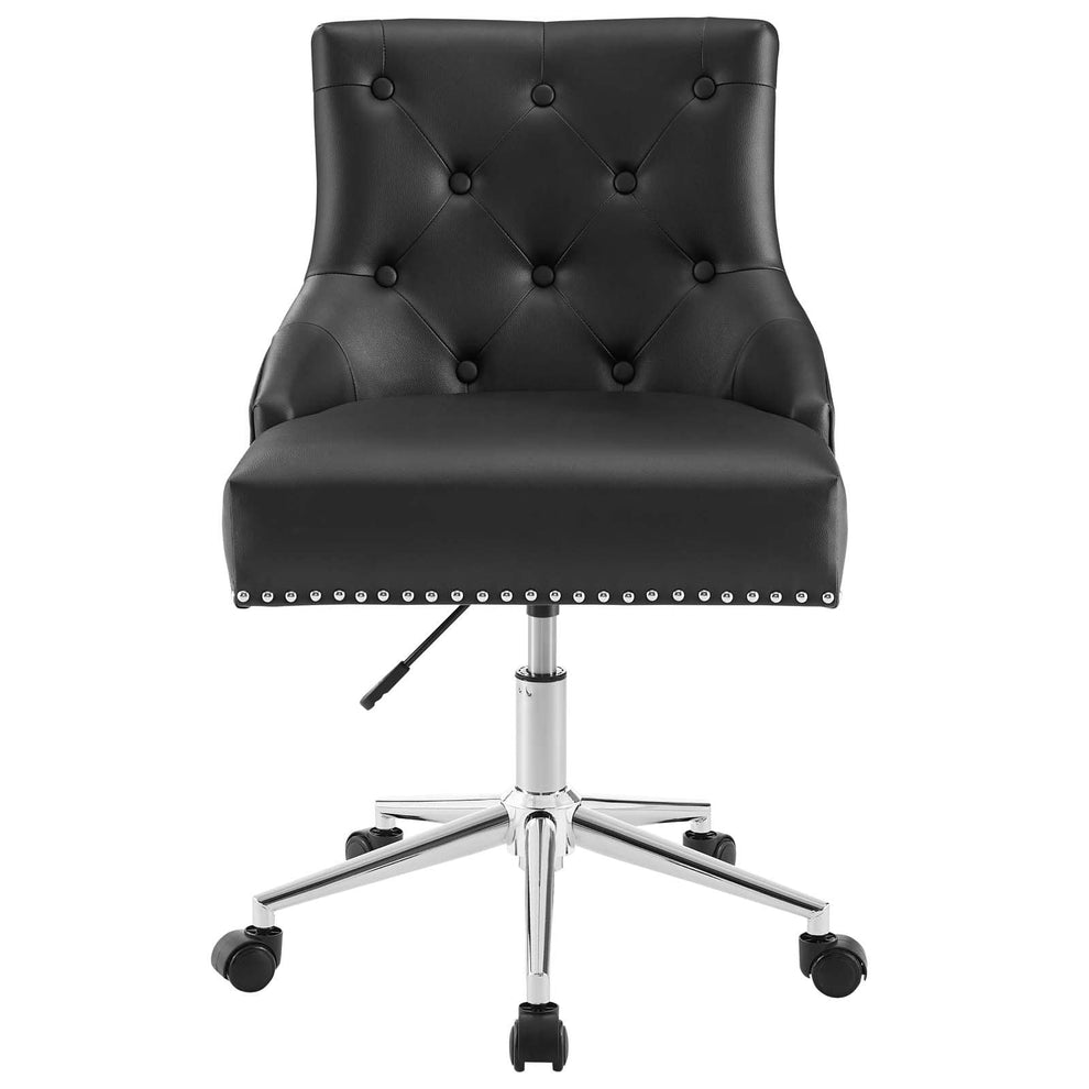 Modway Regent Tufted Button Swivel Faux Leather Office Chair - EEI-3608 | Office Chairs | Modishstore - 5