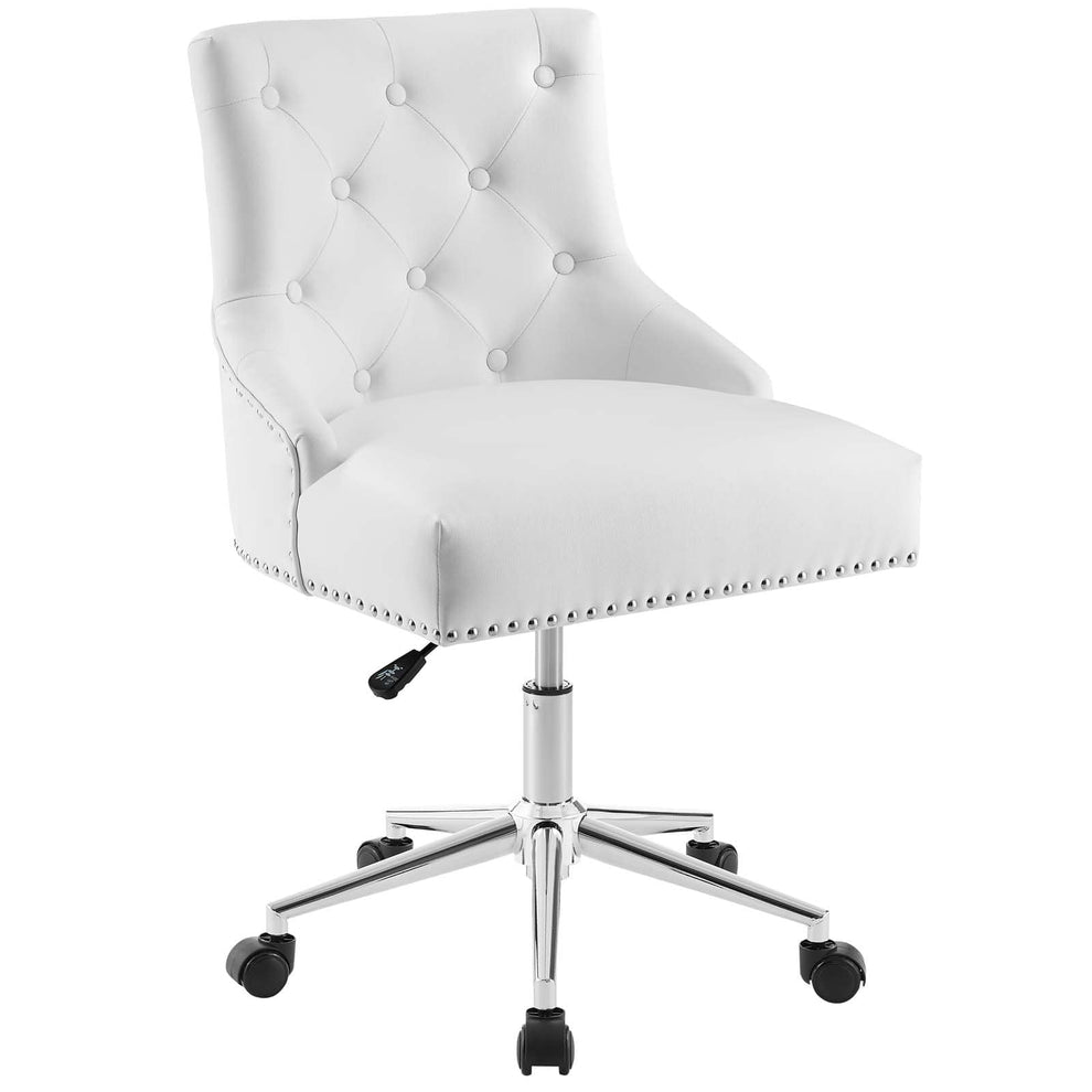 Modway Regent Tufted Button Swivel Faux Leather Office Chair - EEI-3608 | Office Chairs | Modishstore - 9