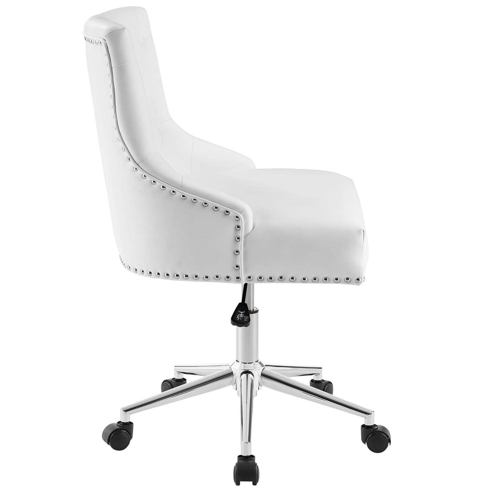 Modway Regent Tufted Button Swivel Faux Leather Office Chair - EEI-3608 | Office Chairs | Modishstore - 10