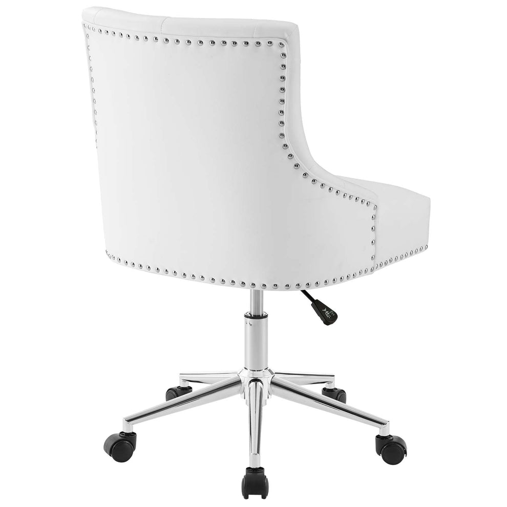 Modway Regent Tufted Button Swivel Faux Leather Office Chair - EEI-3608 | Office Chairs | Modishstore - 11