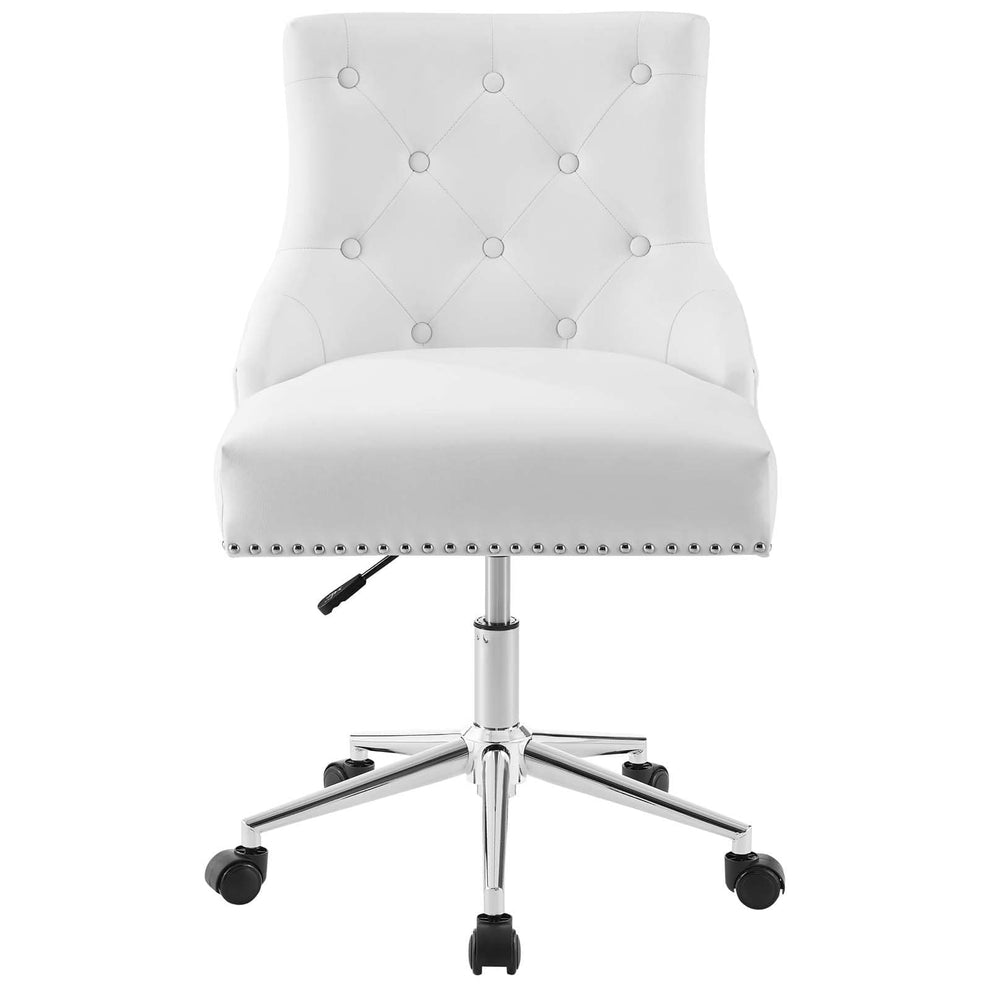 Modway Regent Tufted Button Swivel Faux Leather Office Chair - EEI-3608 | Office Chairs | Modishstore - 12