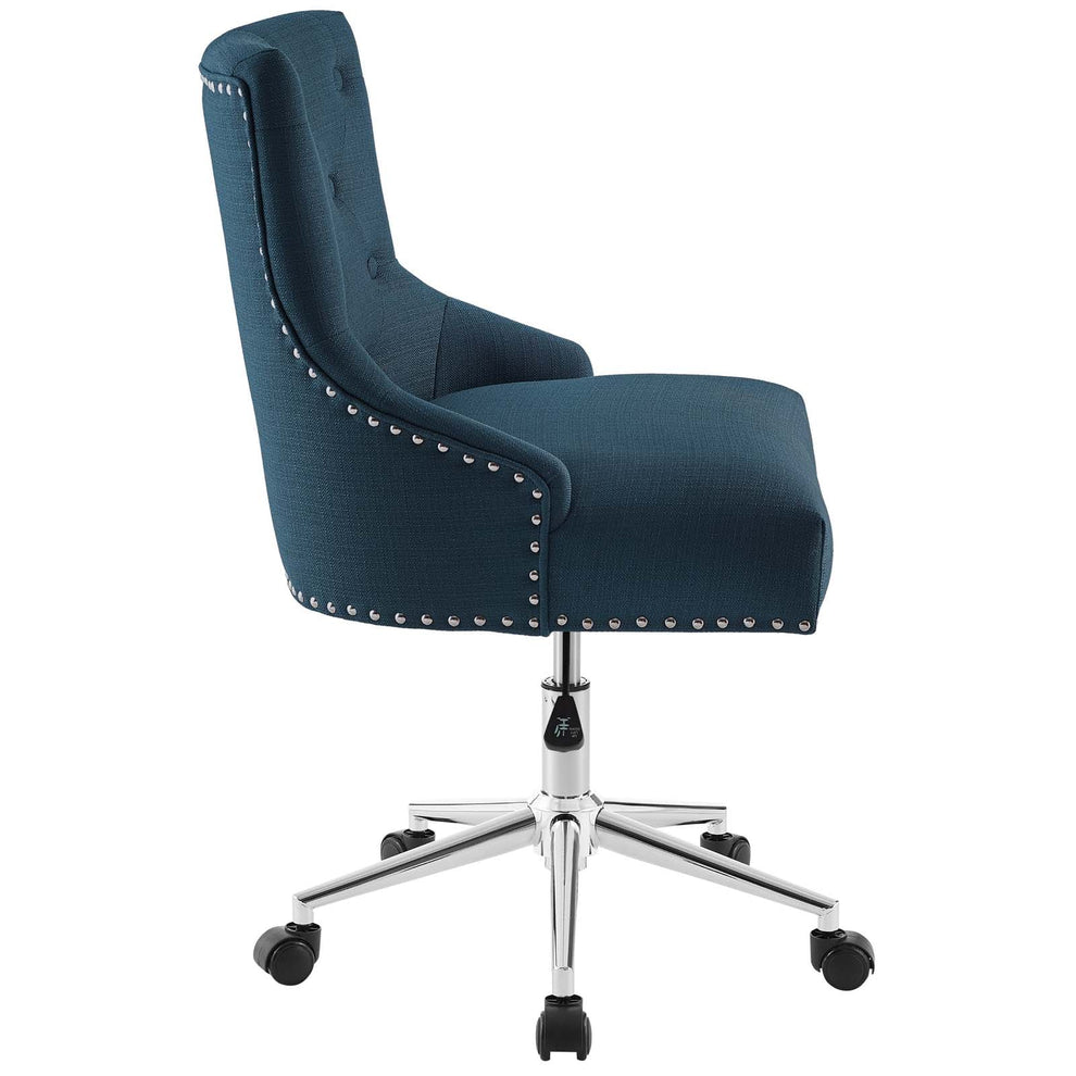 Modway Regent Tufted Button Swivel Upholstered Fabric Office Chair - EEI-3609 | Office Chairs | Modishstore - 3