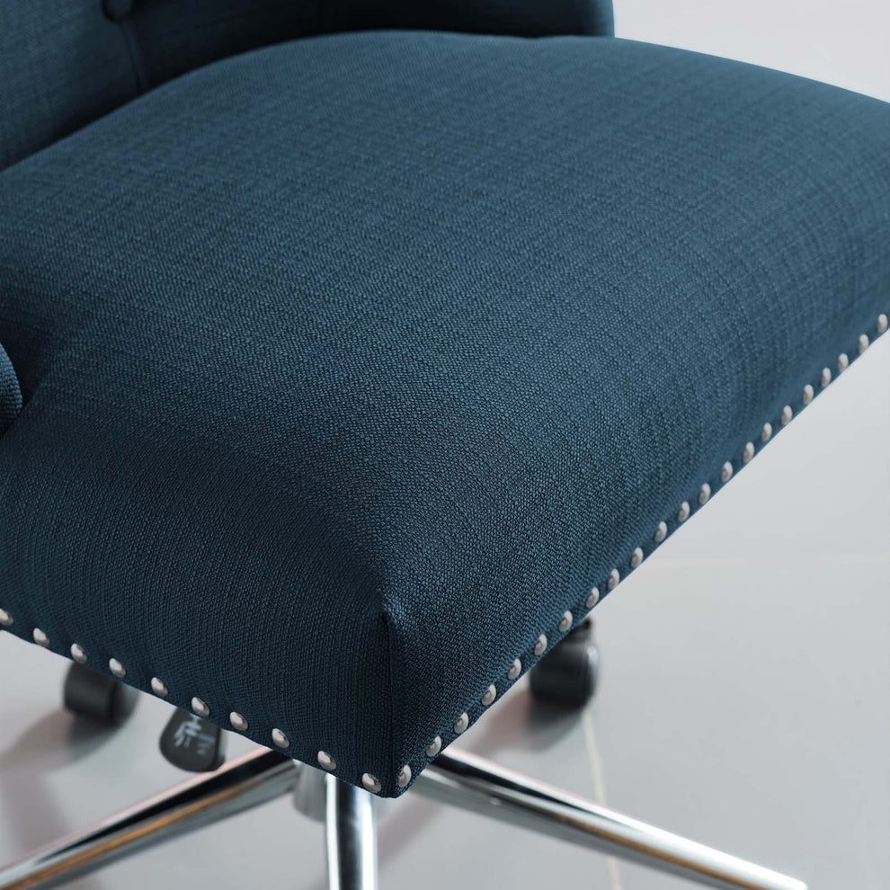 Modway Regent Tufted Button Swivel Upholstered Fabric Office Chair - EEI-3609 | Office Chairs | Modishstore - 7