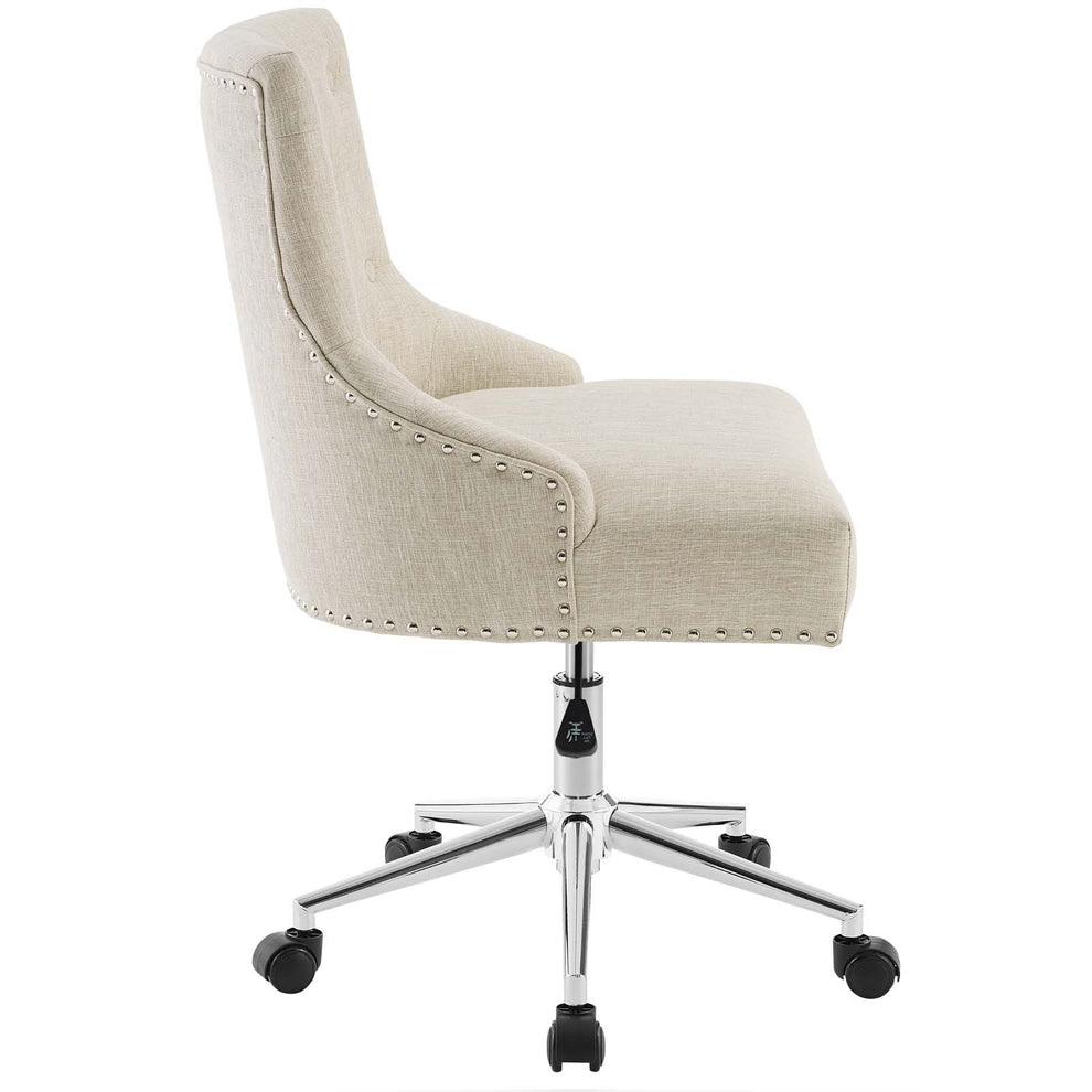 Modway Regent Tufted Button Swivel Upholstered Fabric Office Chair - EEI-3609 | Office Chairs | Modishstore - 10