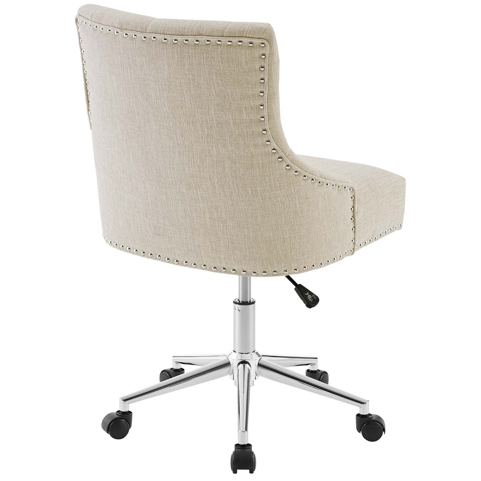 Modway Regent Tufted Button Swivel Upholstered Fabric Office Chair - EEI-3609 | Office Chairs | Modishstore - 11