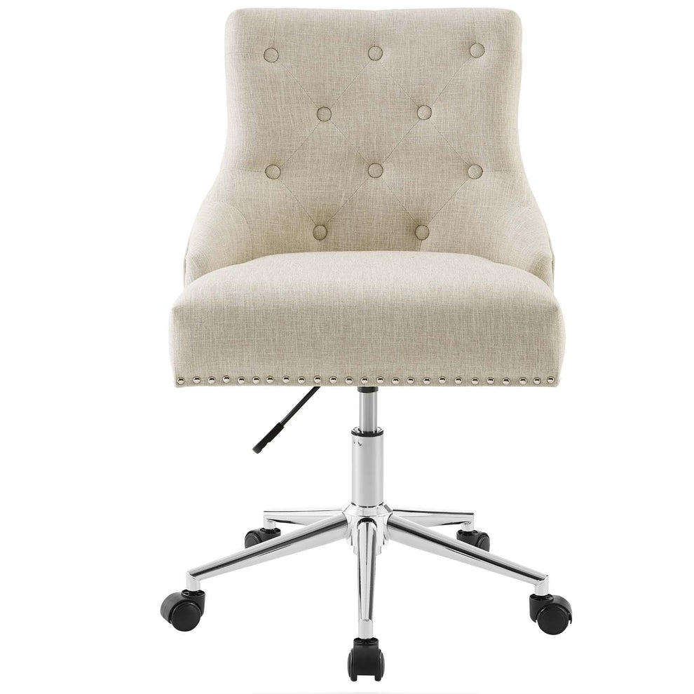 Modway Regent Tufted Button Swivel Upholstered Fabric Office Chair - EEI-3609 | Office Chairs | Modishstore - 12