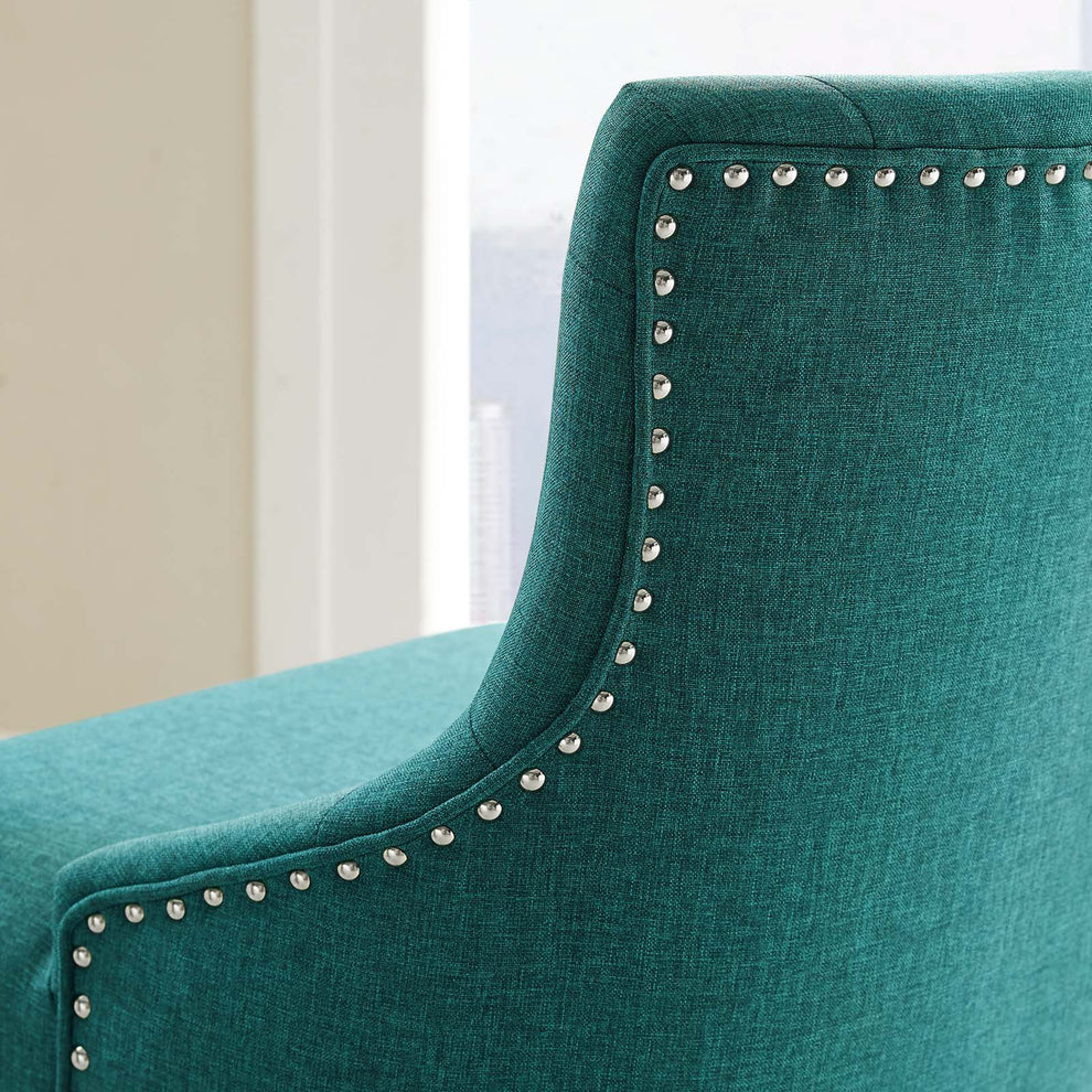 Modway Regent Tufted Button Swivel Upholstered Fabric Office Chair - EEI-3609 | Office Chairs | Modishstore - 21