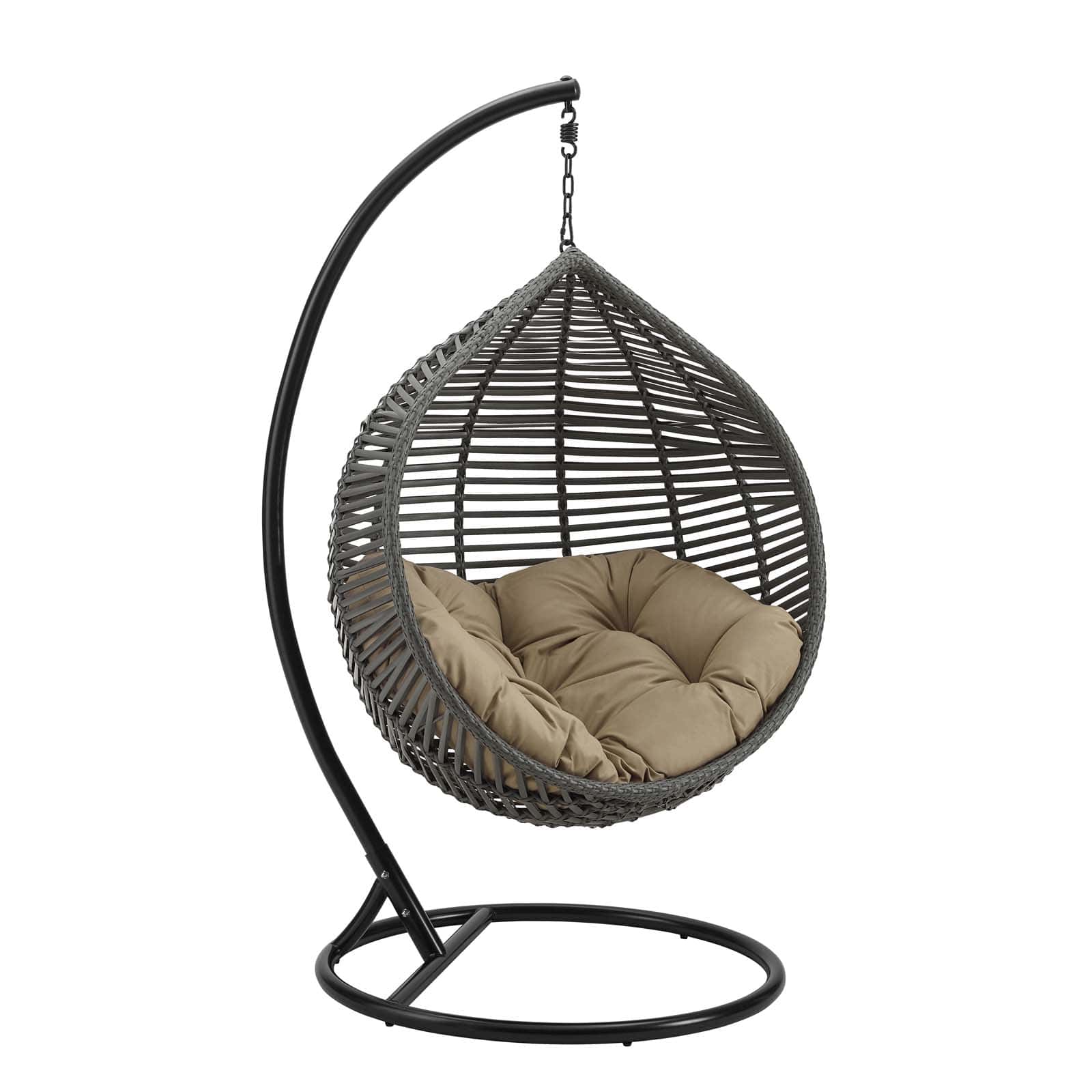Modway Garner Teardrop Outdoor Patio Swing Chair - EEI-3614 | Outdoor Porch Swings | Modishstore - 8