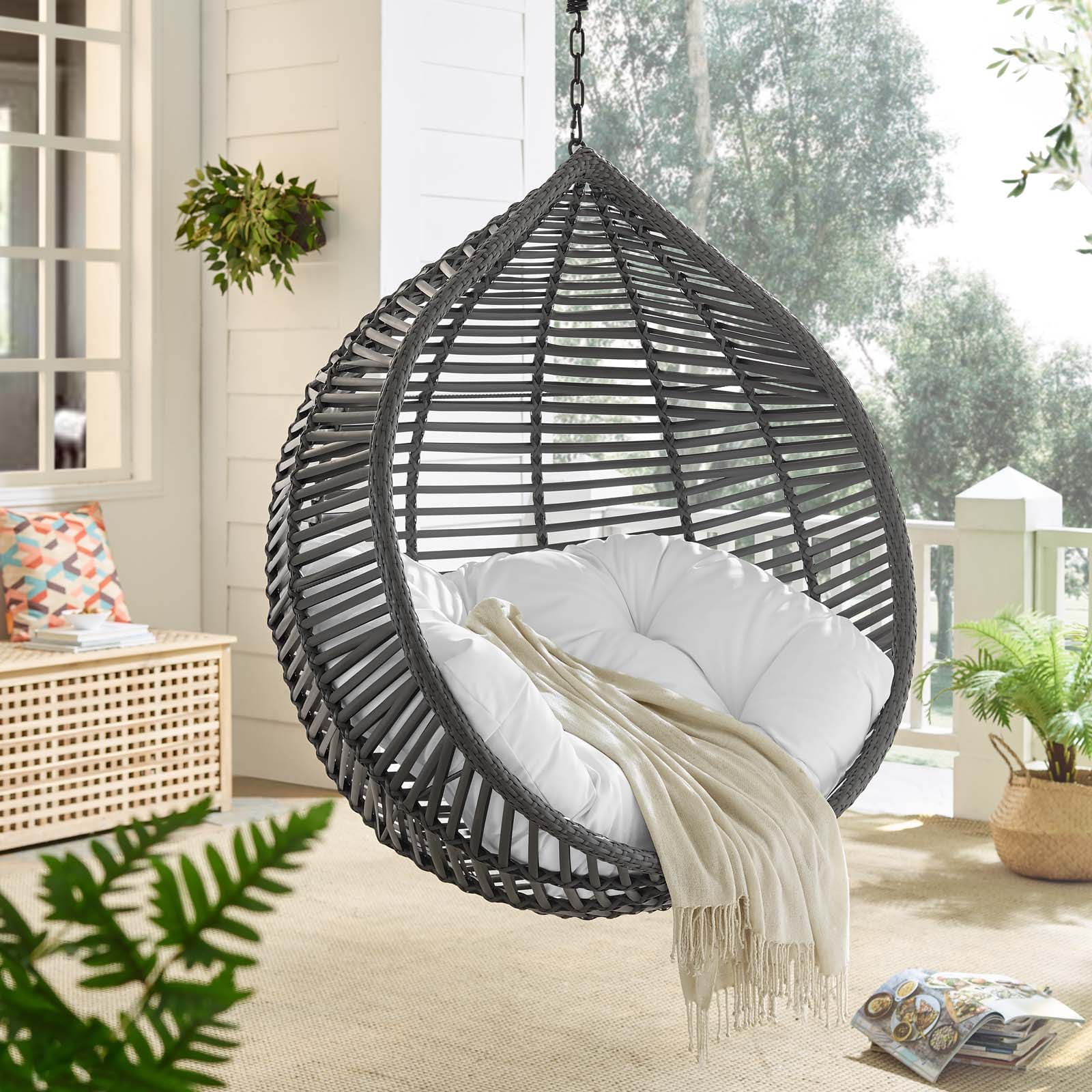 Modway Garner Teardrop Outdoor Patio Swing Chair - EEI-3614 | Outdoor Porch Swings | Modishstore - 25