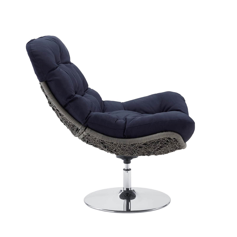 Modway Brighton Wicker Rattan Outdoor Patio Swivel Lounge Chair - EEI-3616 | Outdoor Recliners & Lounge Chairs | Modishstore - 9