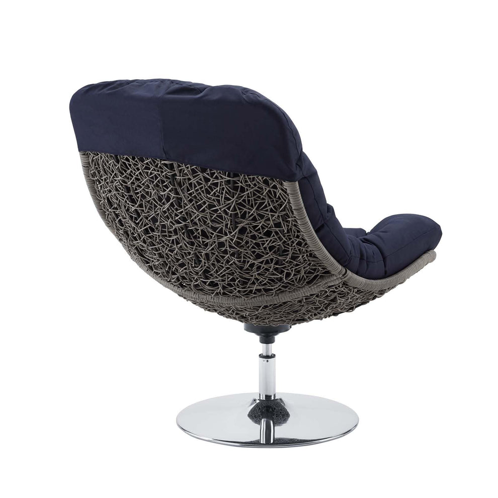Modway Brighton Wicker Rattan Outdoor Patio Swivel Lounge Chair - EEI-3616 | Outdoor Recliners & Lounge Chairs | Modishstore - 10