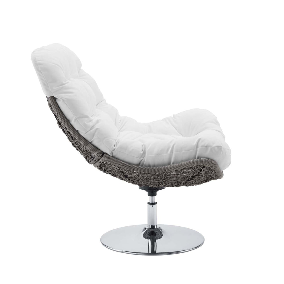 Modway Brighton Wicker Rattan Outdoor Patio Swivel Lounge Chair - EEI-3616 | Outdoor Recliners & Lounge Chairs | Modishstore - 14