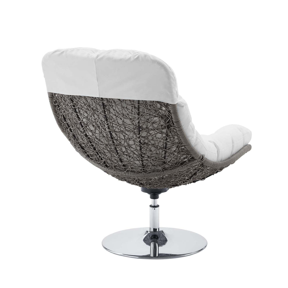 Modway Brighton Wicker Rattan Outdoor Patio Swivel Lounge Chair - EEI-3616 | Outdoor Recliners & Lounge Chairs | Modishstore - 15