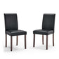 Modway Prosper Faux Leather Dining Side Chair Set of 2 - EEI-3617 | Dining Chairs | Modishstore - 2