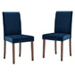 Modway Prosper Upholstered Velvet Dining Side Chair Set of 2 - EEI-3619 | Dining Chairs | Modishstore - 8
