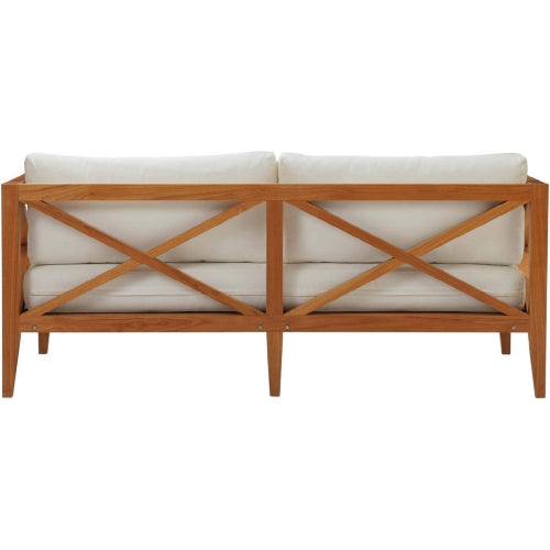 Modway Northlake 3 Piece Outdoor Patio Premium Grade A Teak Wood Set - EEI-3628 | Outdoor Sofas, Loveseats & Sectionals | Modishstore - 6