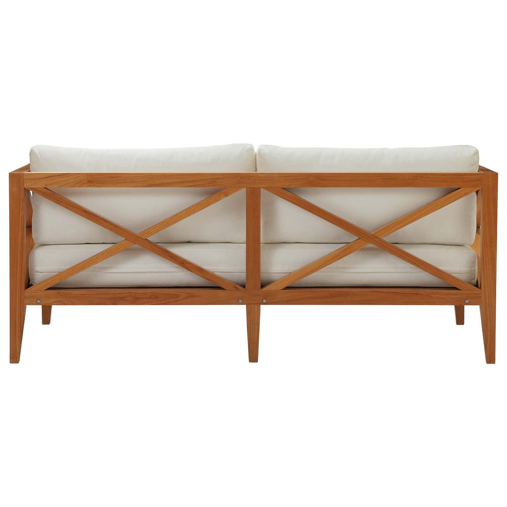 Northlake 3 Piece Outdoor Patio Premium Grade A Teak Wood Set By Modway - EEI-3630 | Outdoor Sofas, Loveseats & Sectionals | Modishstore - 6