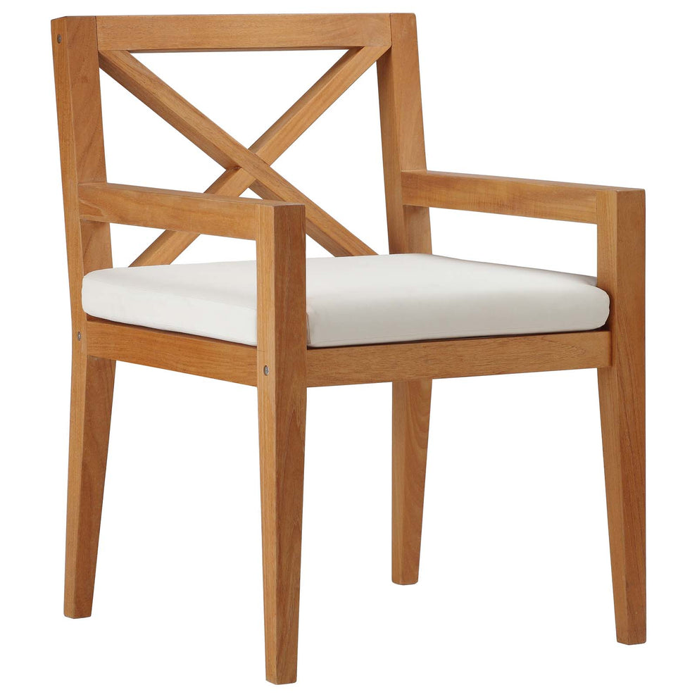 Northlake 7 Piece Outdoor Patio Premium Grade A Teak Wood Set By Modway - EEI-3631 | Outdoor Dining Sets | Modishstore - 3
