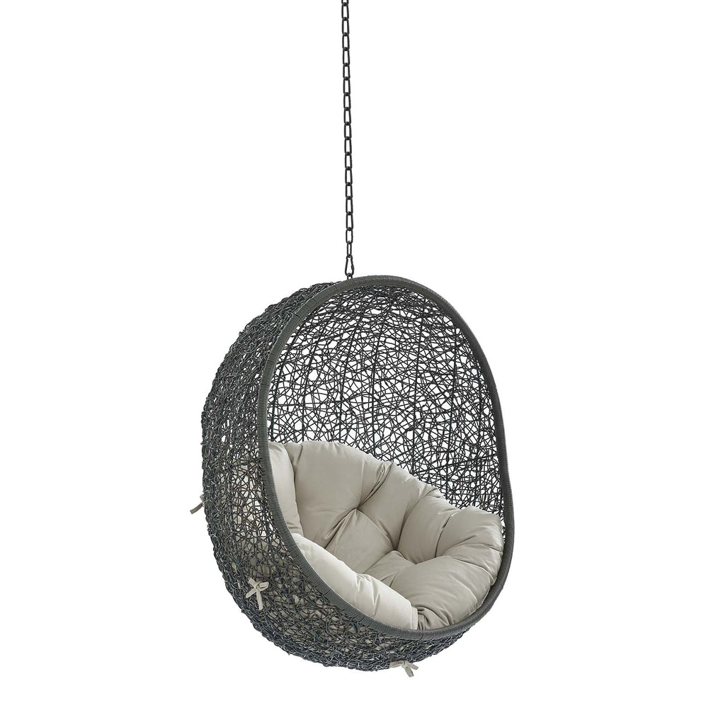 Modway Hide Sunbrella® Fabric Swing Outdoor Patio Lounge Chair Without Stand - EEI-3634 | Outdoor Porch Swings | Modishstore - 17
