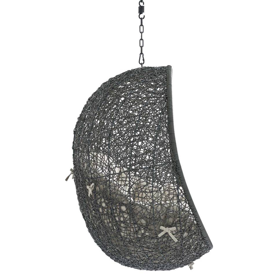 Modway Hide Sunbrella® Fabric Swing Outdoor Patio Lounge Chair Without Stand - EEI-3634 | Outdoor Porch Swings | Modishstore - 4