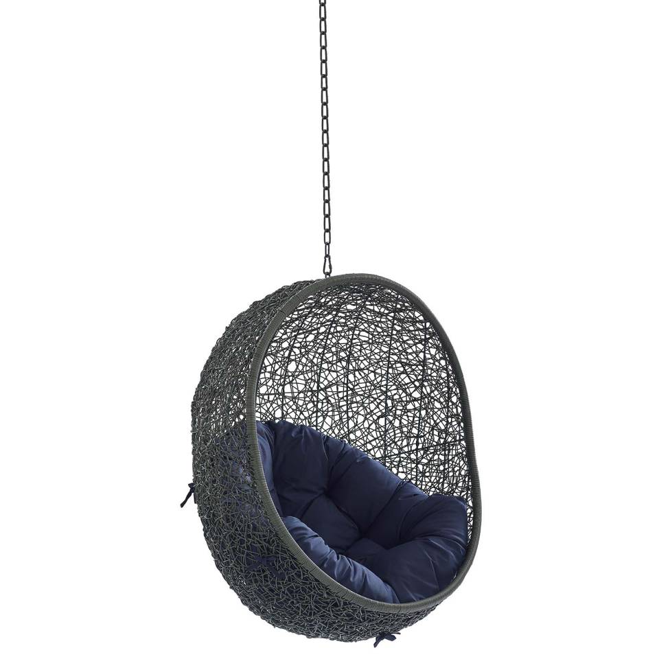 Modway Hide Sunbrella® Fabric Swing Outdoor Patio Lounge Chair Without Stand - EEI-3634 | Outdoor Porch Swings | Modishstore - 15