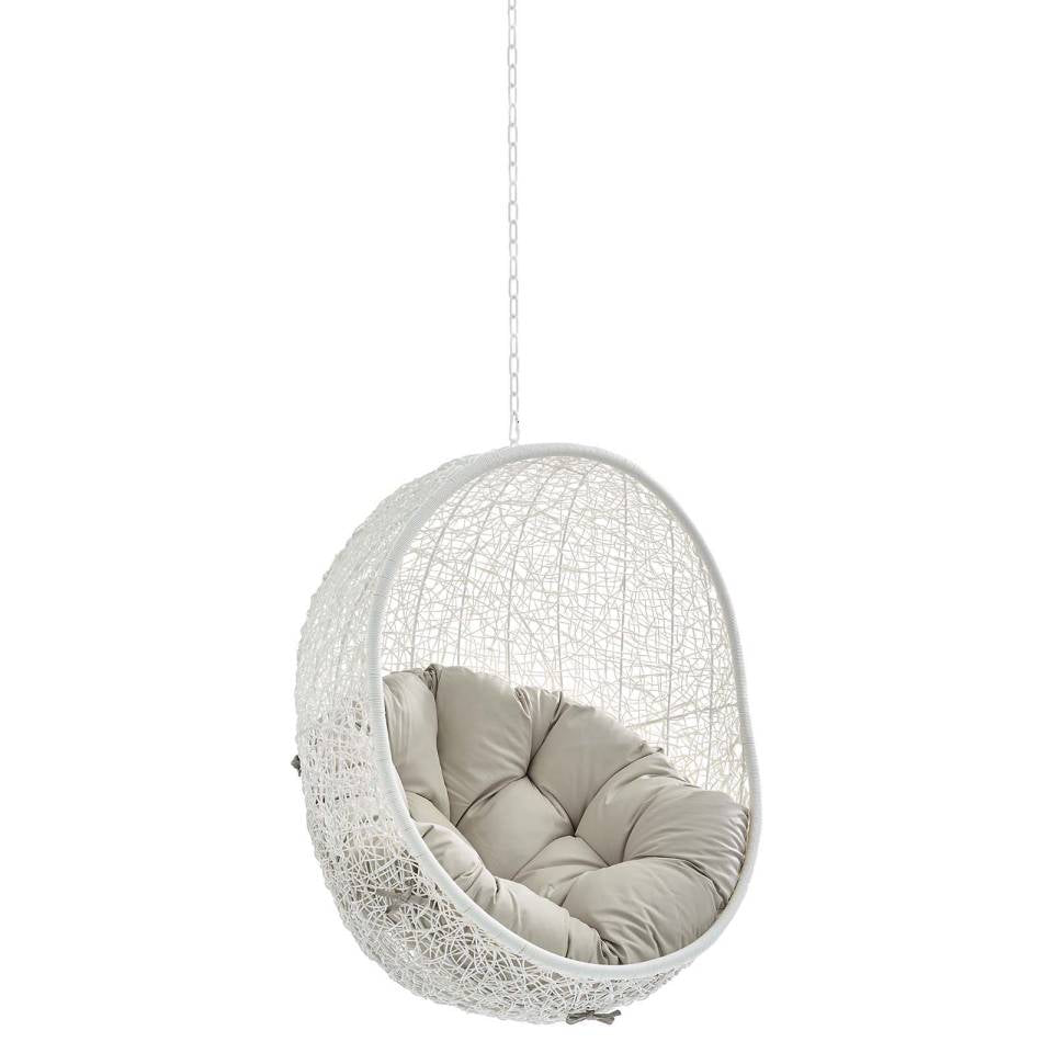 Modway Hide Sunbrella® Fabric Swing Outdoor Patio Lounge Chair Without Stand - EEI-3634 | Outdoor Porch Swings | Modishstore - 13