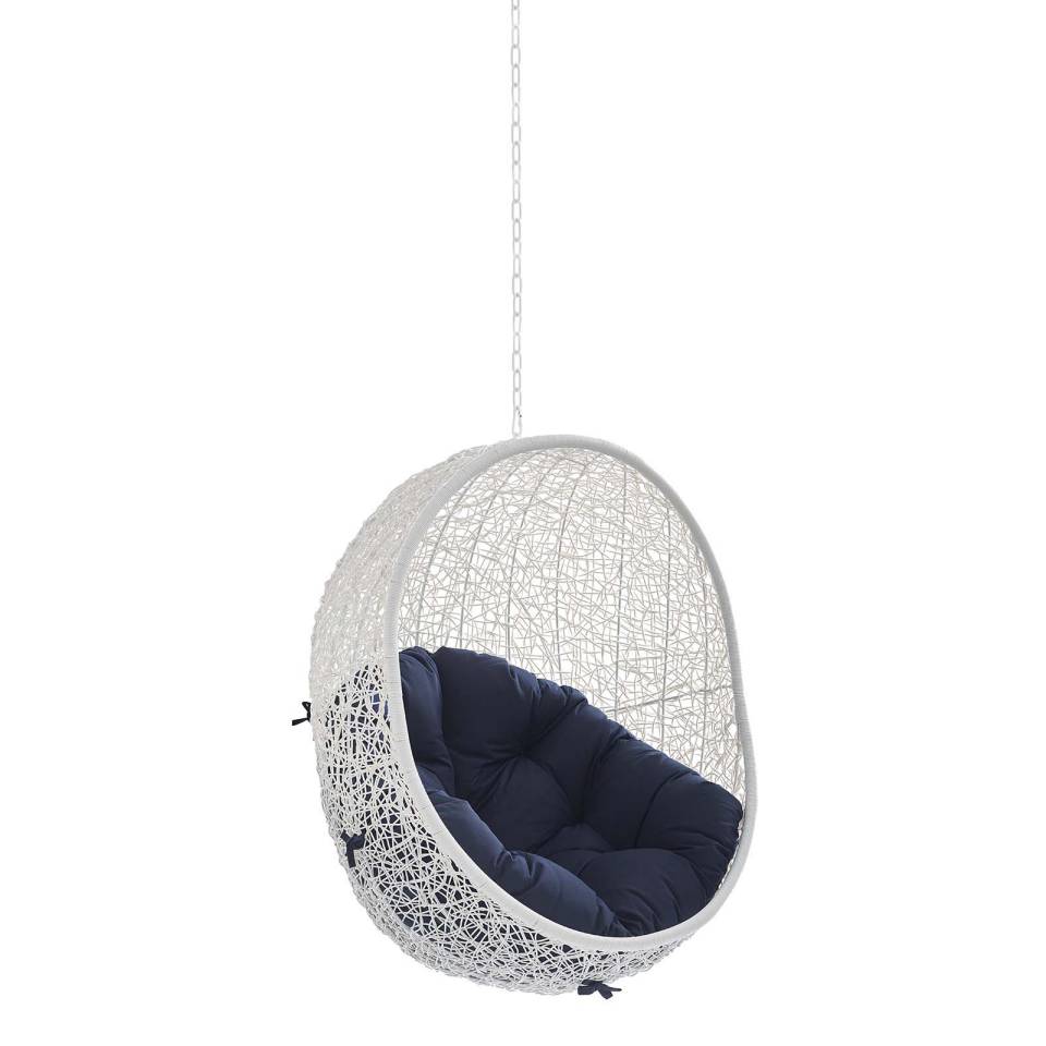 Modway Hide Sunbrella® Fabric Swing Outdoor Patio Lounge Chair Without Stand - EEI-3634 | Outdoor Porch Swings | Modishstore - 11