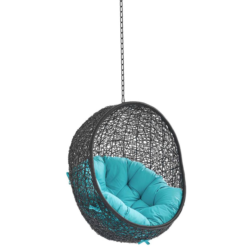 Modway Encase Swing Outdoor Patio Lounge Chair Without Stand - EEI-3636 | Outdoor Porch Swings | Modishstore - 13