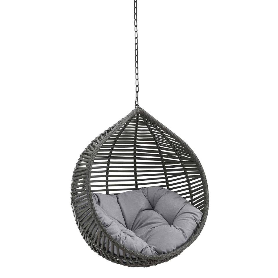 Modway Garner Teardrop Outdoor Patio Swing Chair Without Stand - EEI-3637 | Outdoor Porch Swings | Modishstore - 2