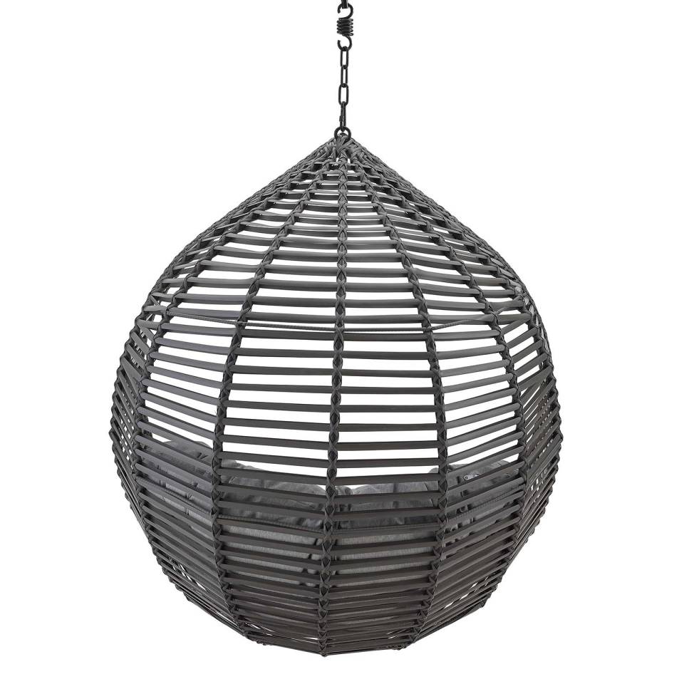 Modway Garner Teardrop Outdoor Patio Swing Chair Without Stand - EEI-3637 | Outdoor Porch Swings | Modishstore - 4