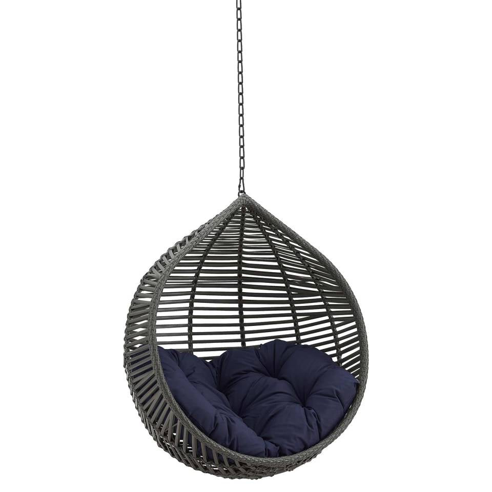 Modway Garner Teardrop Outdoor Patio Swing Chair Without Stand - EEI-3637 | Outdoor Porch Swings | Modishstore - 7
