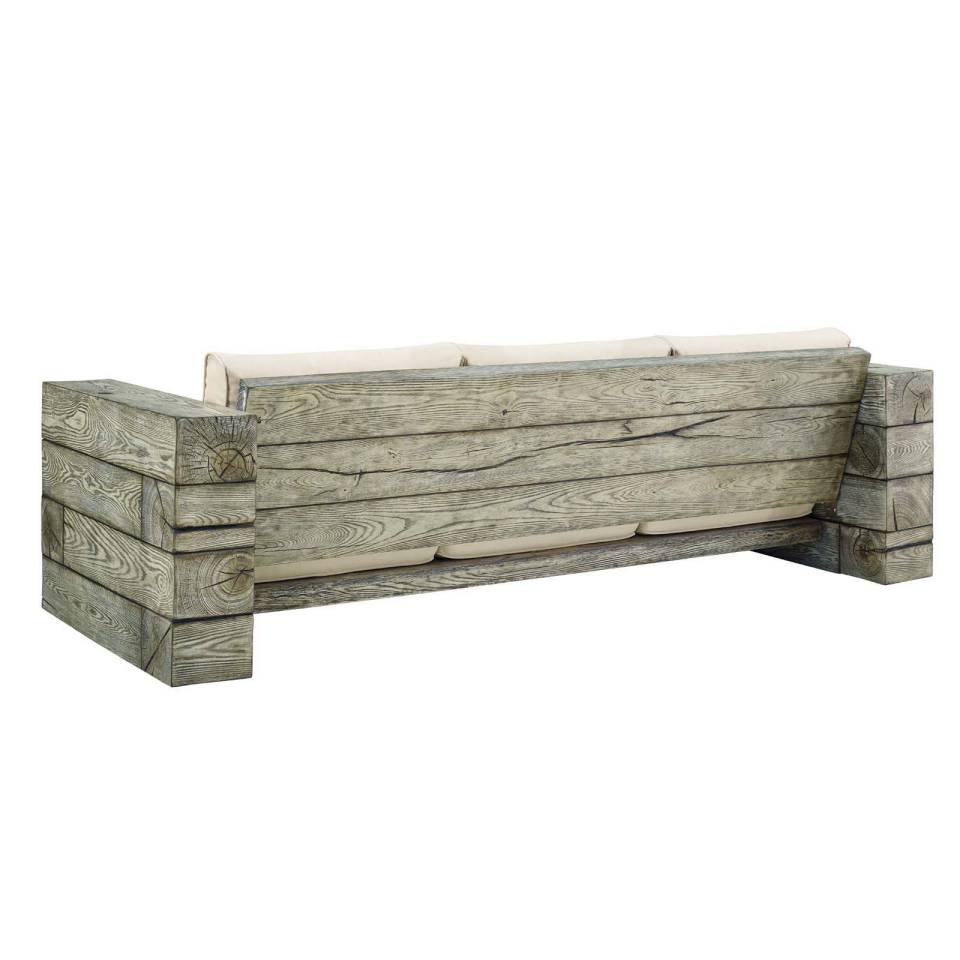 Modway Manteo Rustic Coastal Outdoor Patio Sunbrella® 5 Piece Set - EEI-3651 | Outdoor Sofas, Loveseats & Sectionals | Modishstore - 4