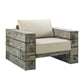 Modway Manteo Rustic Coastal Outdoor Patio Sunbrella® Lounge Armchair Set of 2 | Outdoor Patio Daybed | Modishstore-3