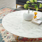 Modway Lippa 47" Round Artificial Marble Coffee Table with Tripod Base-EEI-3673 - EEI-3673 | Coffee Tables | Modishstore - 3
