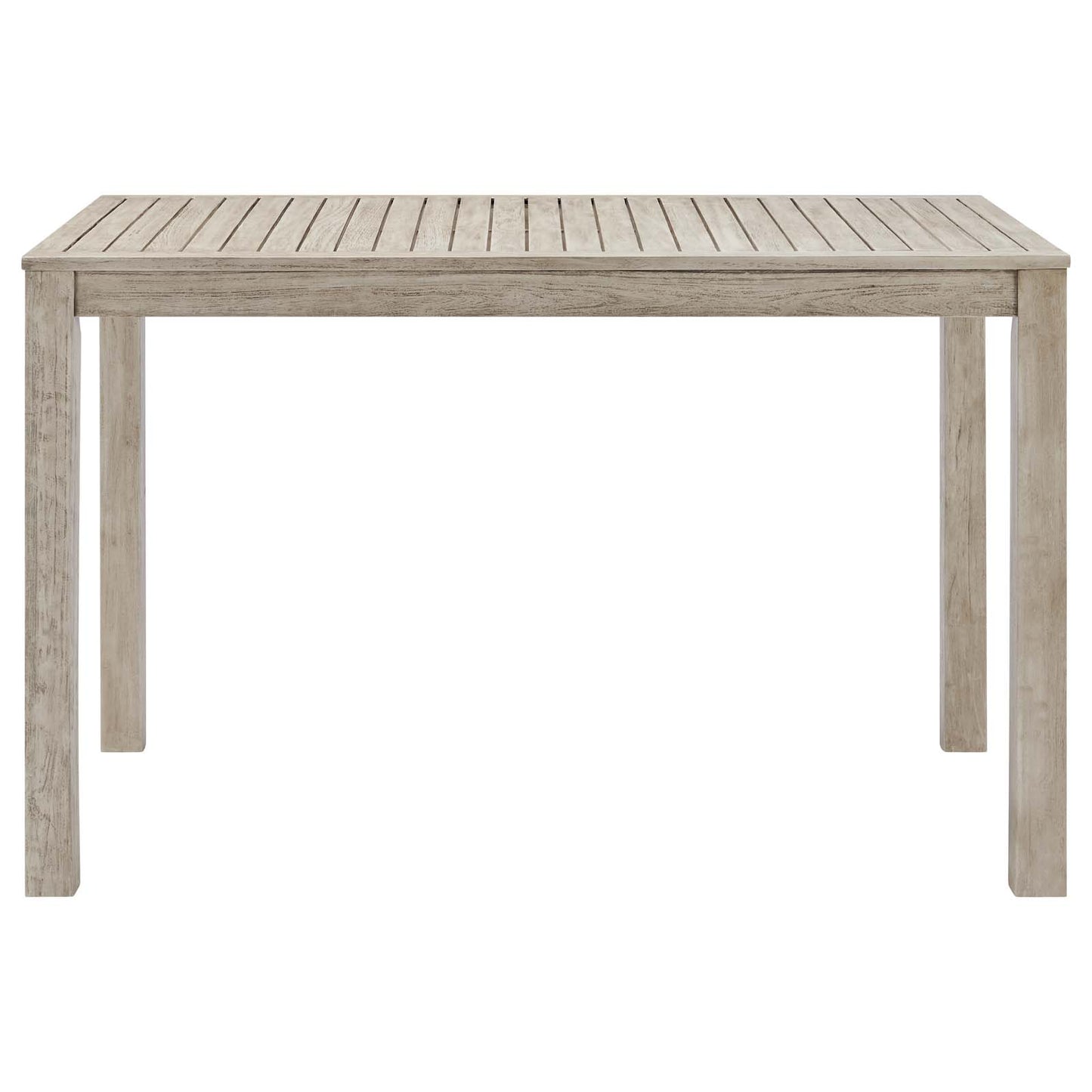 Wiscasset 59" Outdoor Patio Acacia Wood Bar Table By Modway - EEI-3686 | Outdoor Tables | Modishstore - 4