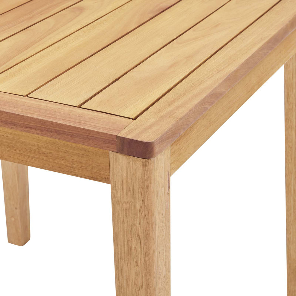 Modway Portsmouth Karri Wood Outdoor Patio Bar Table - EEI-3690 | Bar Tables | Modishstore - 5