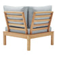 Modway Freeport Karri Wood Sectional Sofa Outdoor Patio Corner Chair | Sofas | Modishstore-4