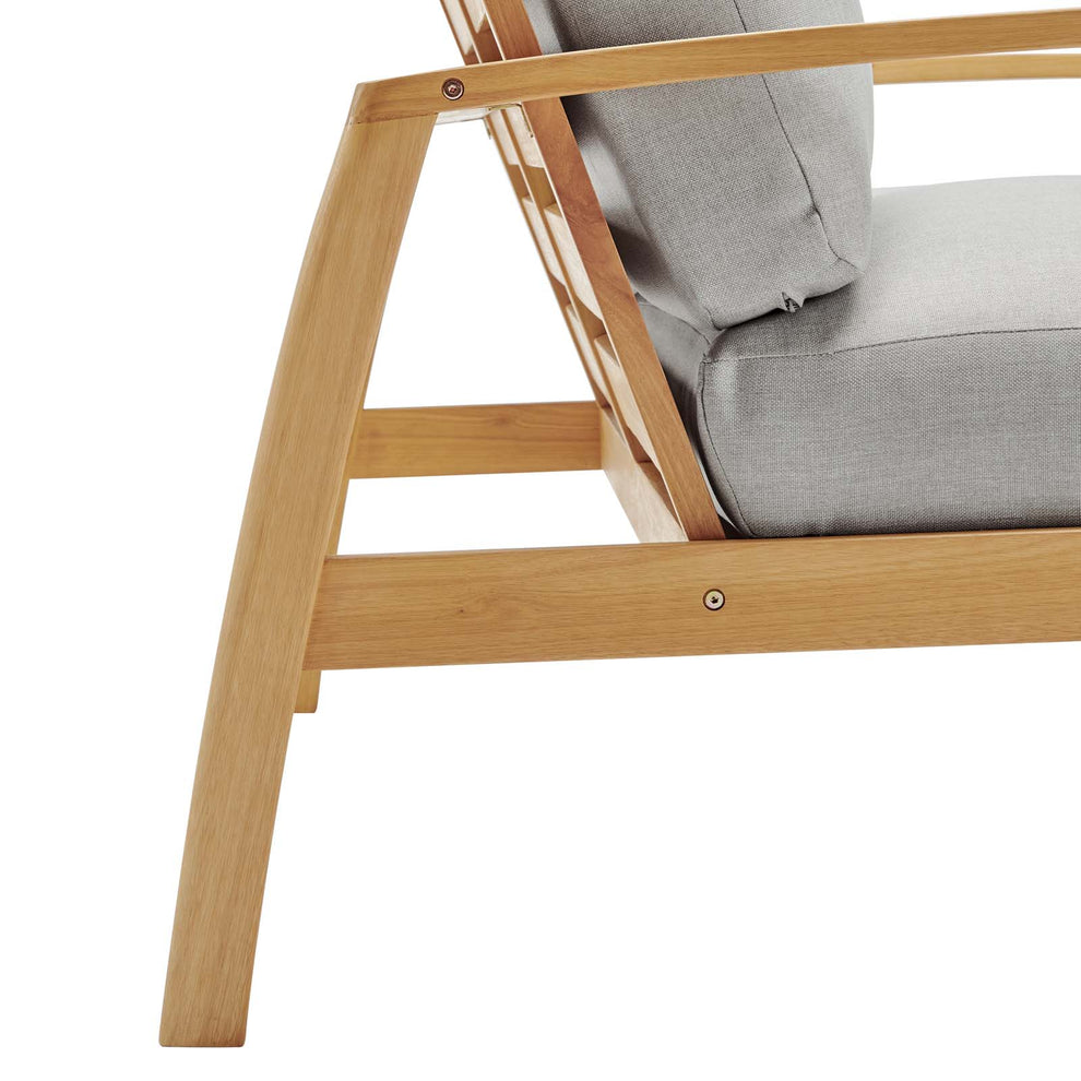 Modway Orlean Outdoor Patio Eucalyptus Wood Loveseat - EEI-3697 | Outdoor Sofas, Loveseats & Sectionals | Modishstore - 6