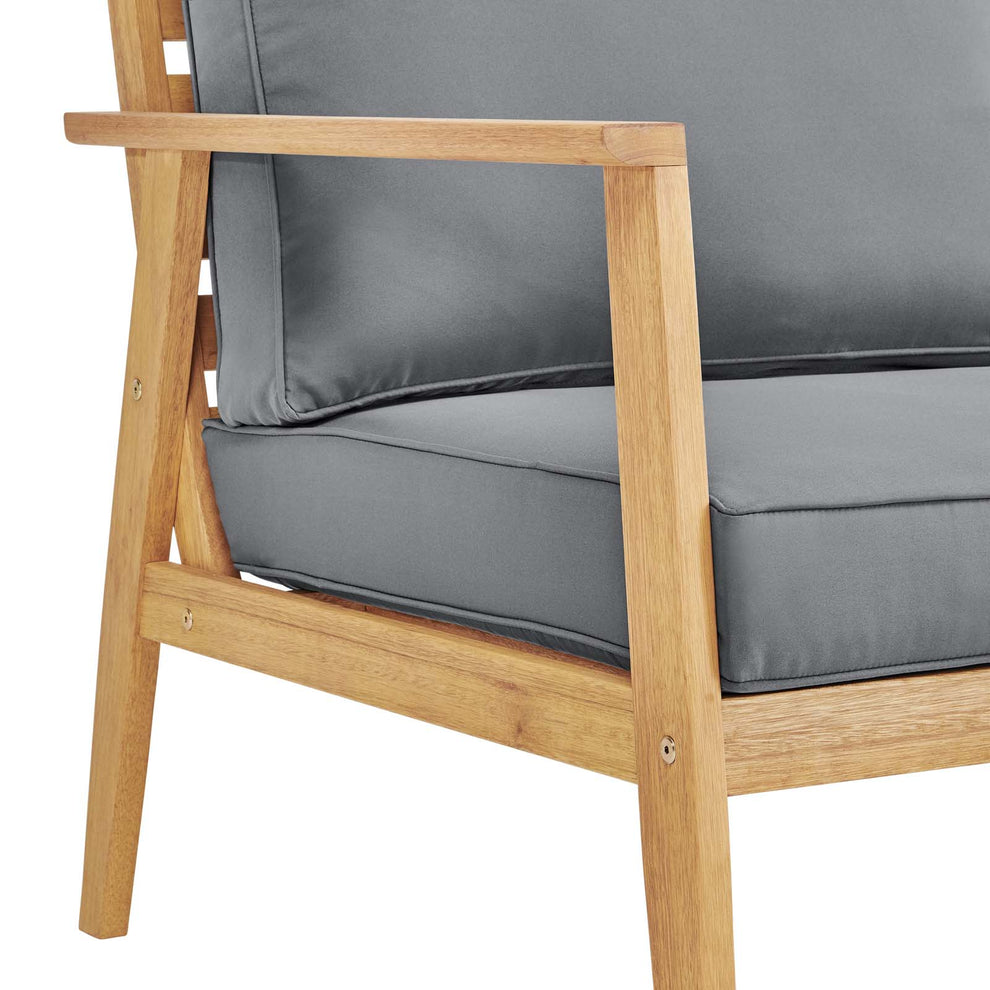 Modway Syracuse Outdoor Patio Upholstered 4 Piece Furniture Set - EEI-3705 | Outdoor Sofas, Loveseats & Sectionals | Modishstore - 3