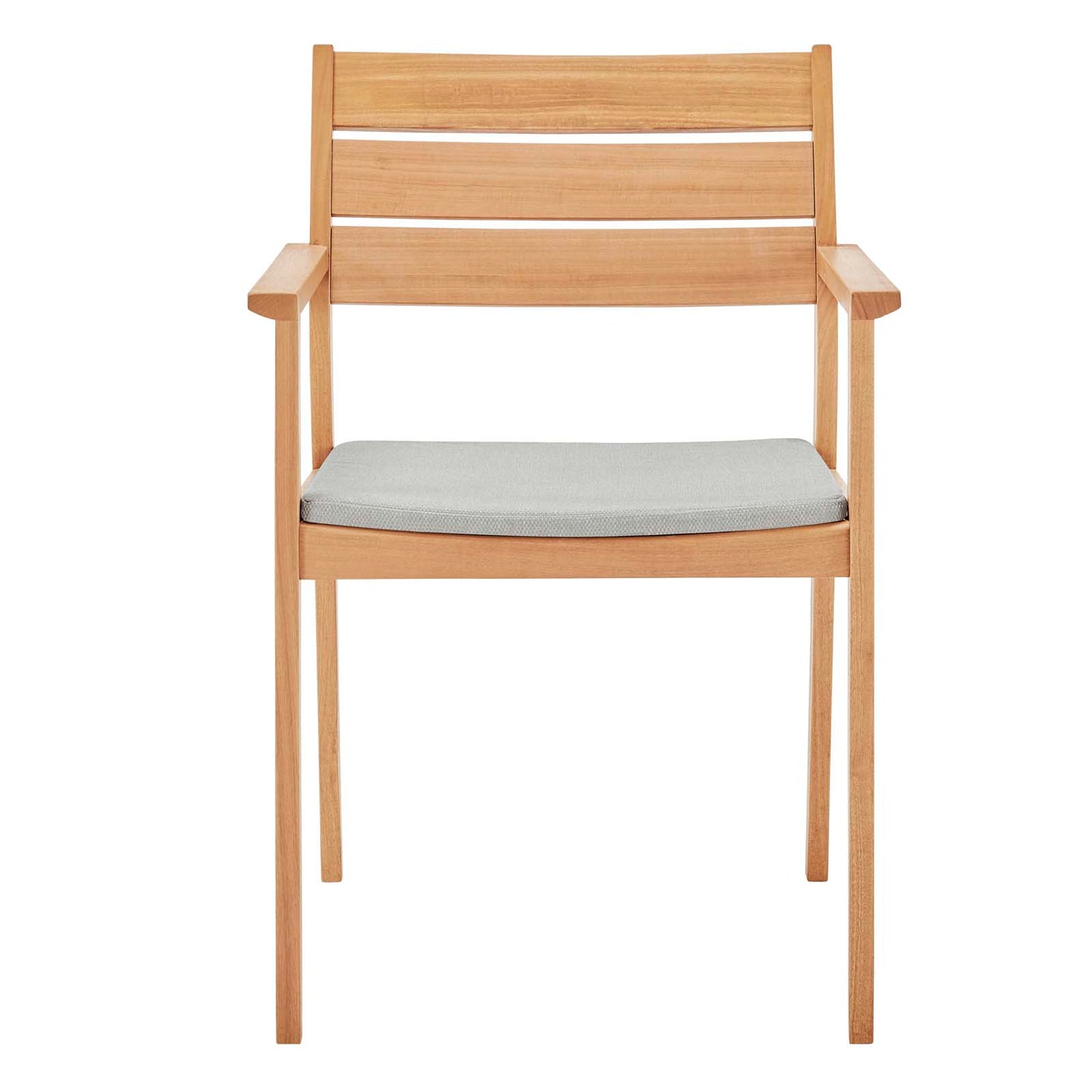 Modway Viewscape Outdoor Patio Ash Wood Dining Armchair - EEI-3708 | Outdoor Chairs | Modishstore - 4