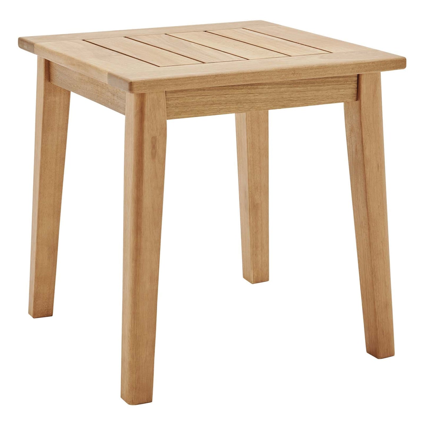 Modway Viewscape Outdoor Patio Ash Wood End Table | End Tables | Modishstore-4