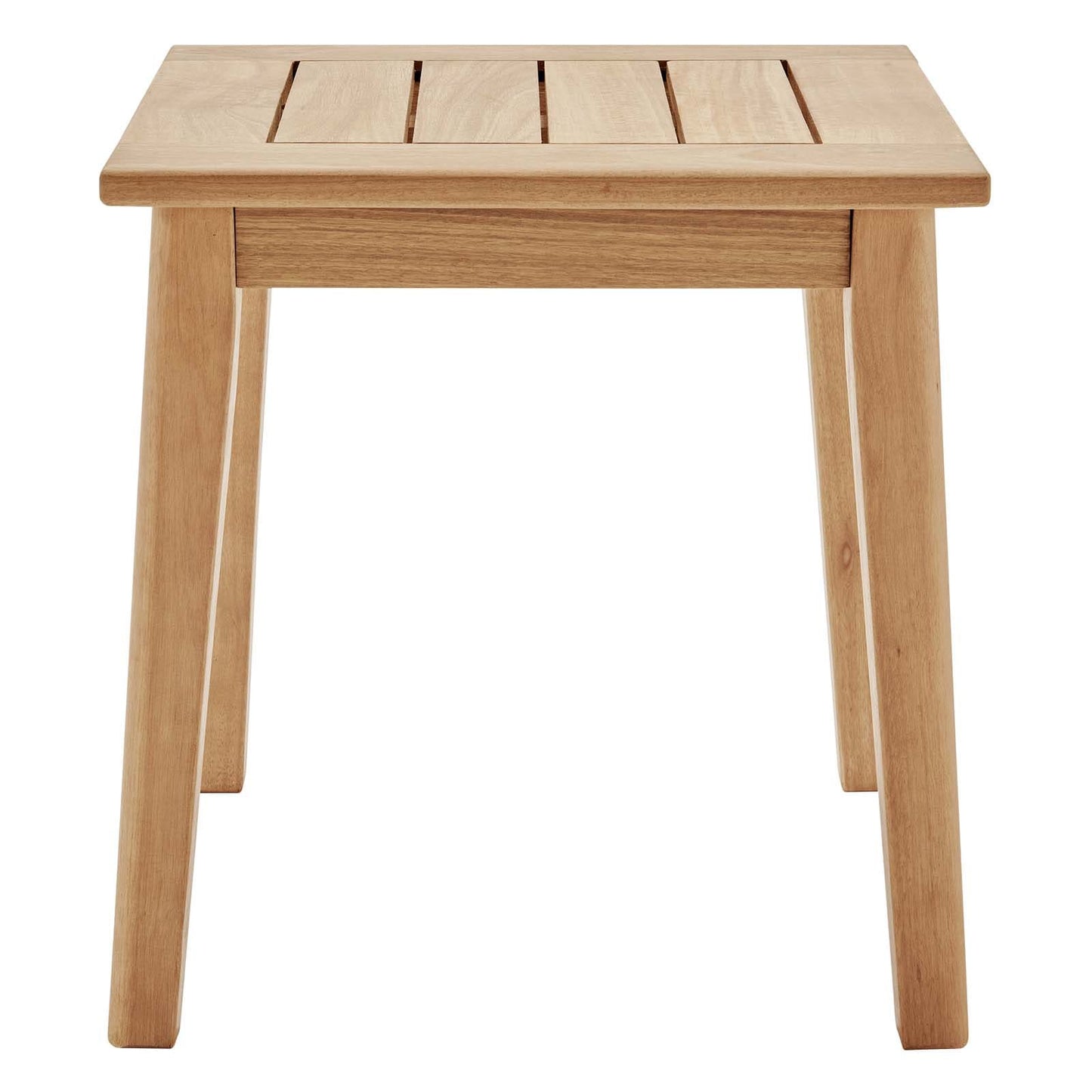 Modway Viewscape Outdoor Patio Ash Wood End Table | End Tables | Modishstore-2