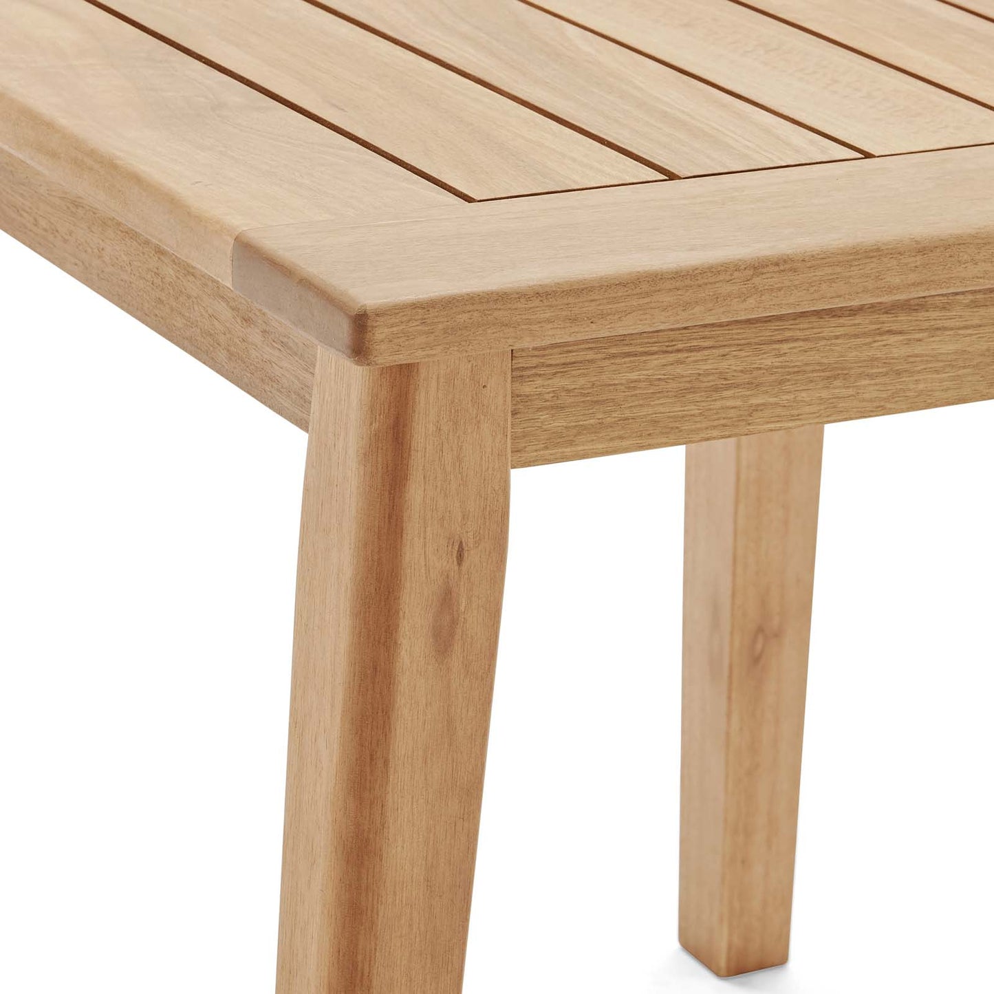 Modway Viewscape Outdoor Patio Ash Wood End Table | End Tables | Modishstore-5